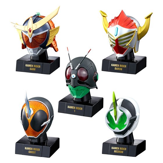 BANDAI 2016年9月30日發售: 食玩 Kamen Rider 幪面之世界 (5款普通版+2