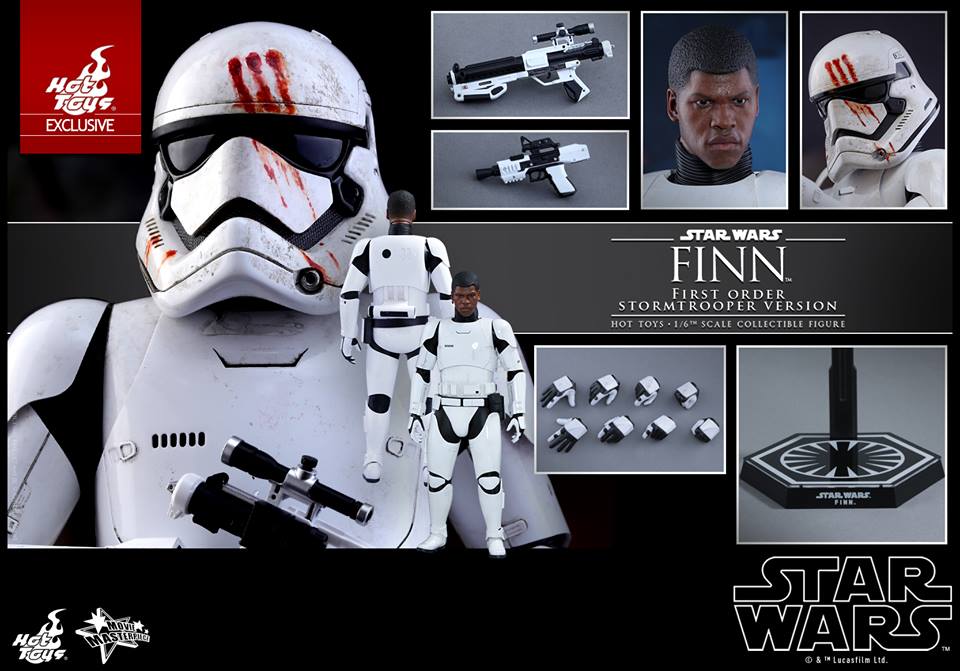 Hot Toys 1/6 Star Wars First Order Stormtrooper Helmet 