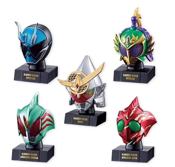 BANDAI 2017年2月04日發售: 食玩 Kamen Rider 幪面之世界 2 (5款普通版