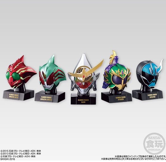 BANDAI 2017年2月04日發售: 食玩 Kamen Rider 幪面之世界 2 (5款普通版