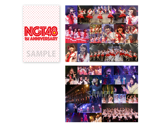 2017年7月7日發售: NGT48 1st Anniversary BLU-RAY 7,500YEN/DVD 6,500