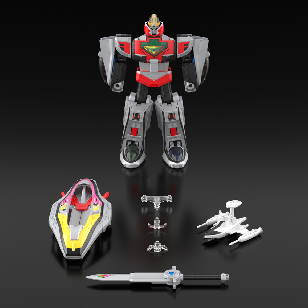 BANDAI 2026年1月發售: 食玩 SMP [SHOKUGAN MODELING PROJECT]《未來戰隊》3D Formation Time  Robo 7,800Yen | Taghobby.com