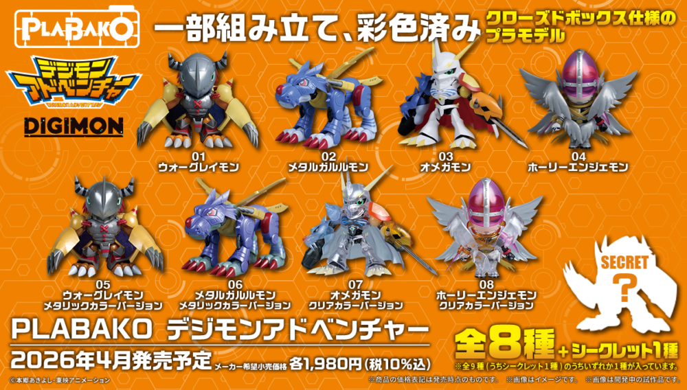 New Boxart photo added] BANDAI 2026年4月25日發售：模型 PLABAKO