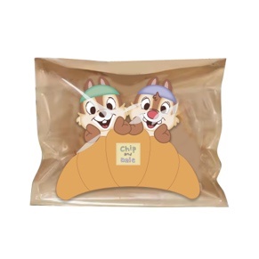 A plastic bag with cartoon squirrels in it AI-generated content may be incorrect.