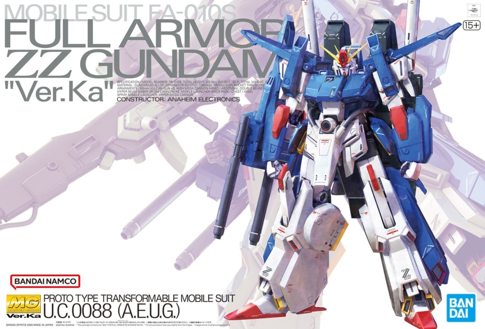 New Official photos added] BANDAI 2026年2月21日發售: 模型MG 1/100