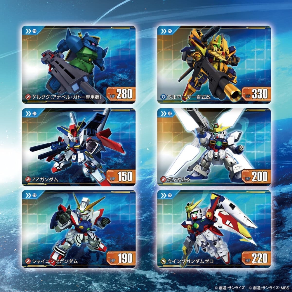 BANDAI 2026年2月27日發售：CARDDASS SD Gundam G-Generation Eternal