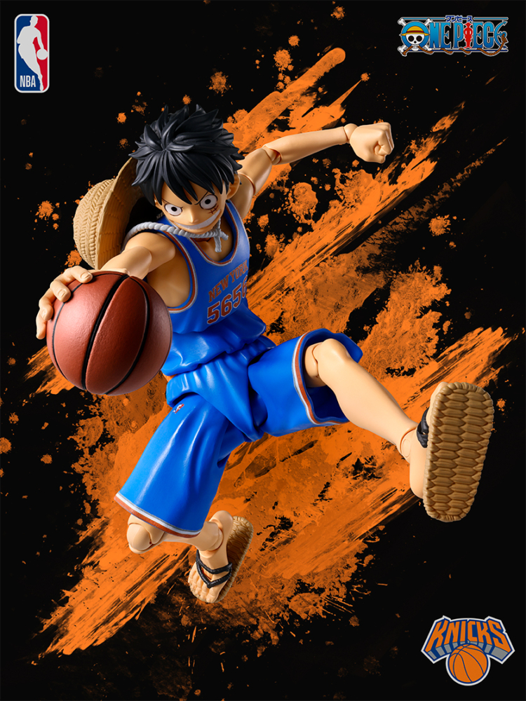 BANDAI 2026年10月發售：S.H.Figuarts ONE PIECE×NBA Monkey D. Luffy