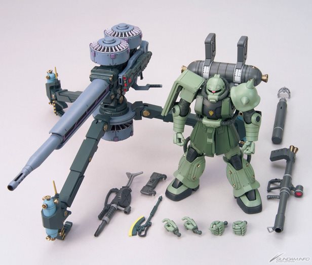 量産型ザク+ビッグ•ガン HG1/144 HG ZAKU II + BIG GUN 量産
