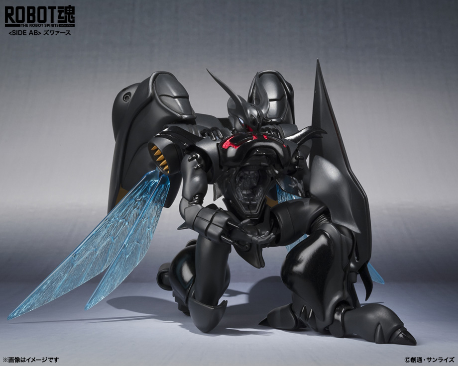 bandai 2014年6月发售: robot魂 『圣战士dunbine』 zwarth 6,500yen