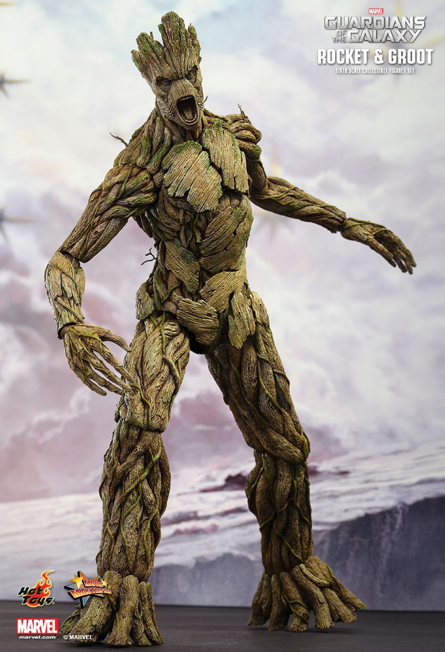 hot toys groot rocket