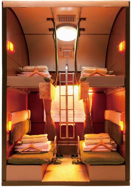トミーテック 1/12 内装模型 トワイライトエクスプレス 寝台車