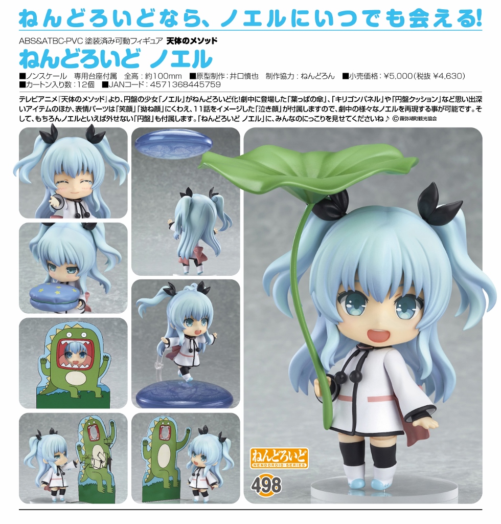 GOODSMILE 2015年7月發售: Nendoroid 《天體的秩序》Noel 5,000