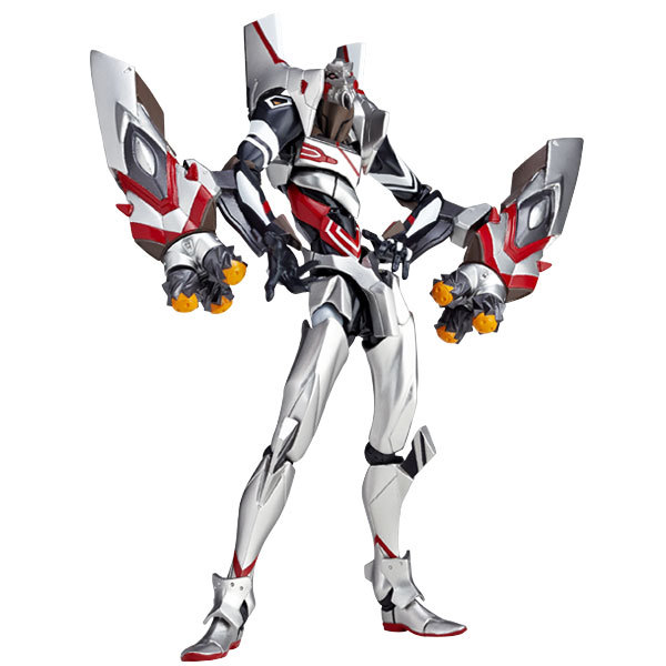 使徒と戦い,搭乗者を守るエヴァンゲリオン4号机をリボルテック