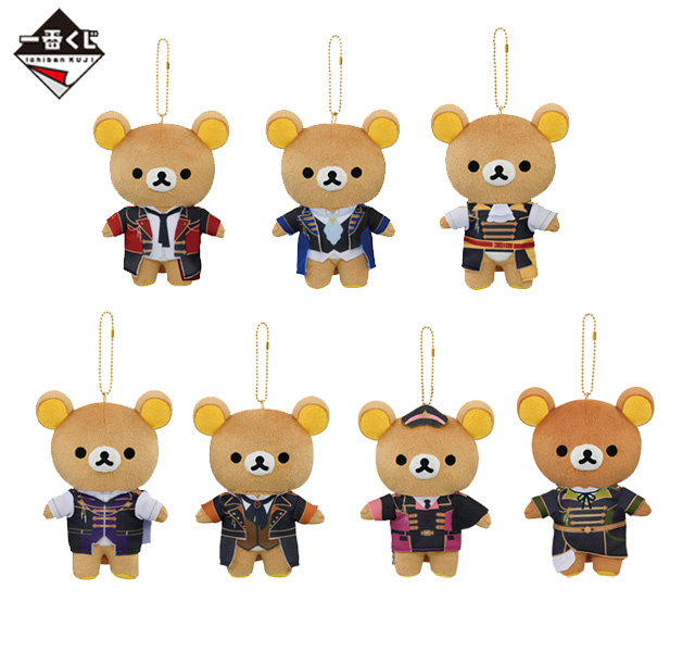 Banpresto 16年12月 一番獎 歌之王子殿下真愛傳說之星 Meets 鬆弛熊 6yen連稅 hobby Com