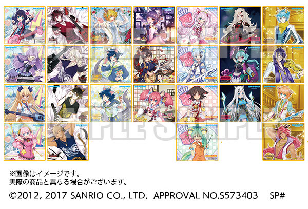 Bushiroad Music 17年2月發售 食玩 Show By Rock Trading Mini 色紙 Vol 2 共25款 500yen連稅 hobby Com