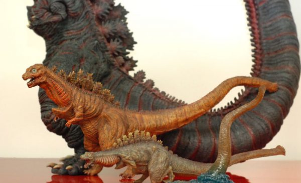 地球防衛軍秘密基地本部17年2月發售 Non Scale Pre Painted Figure 東宝怪獣collection 第31弾 Shin Godzilla 真哥斯拉 56 160yen連稅 hobby Com