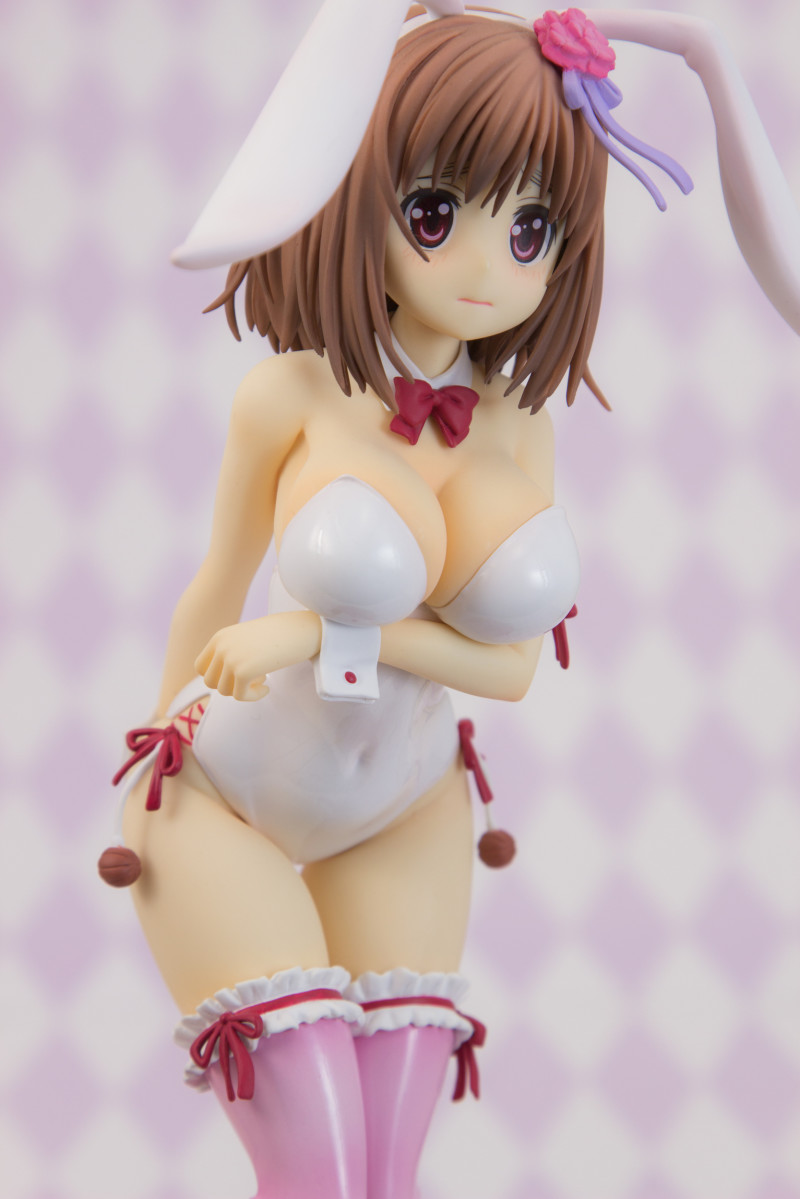 Wf17 限定發售 Plum 17年2月發售 1 7 Pvc Figure 蘿球社 Ss 香椎愛莉白色兔女郎ver 9 500yen連稅 hobby Com