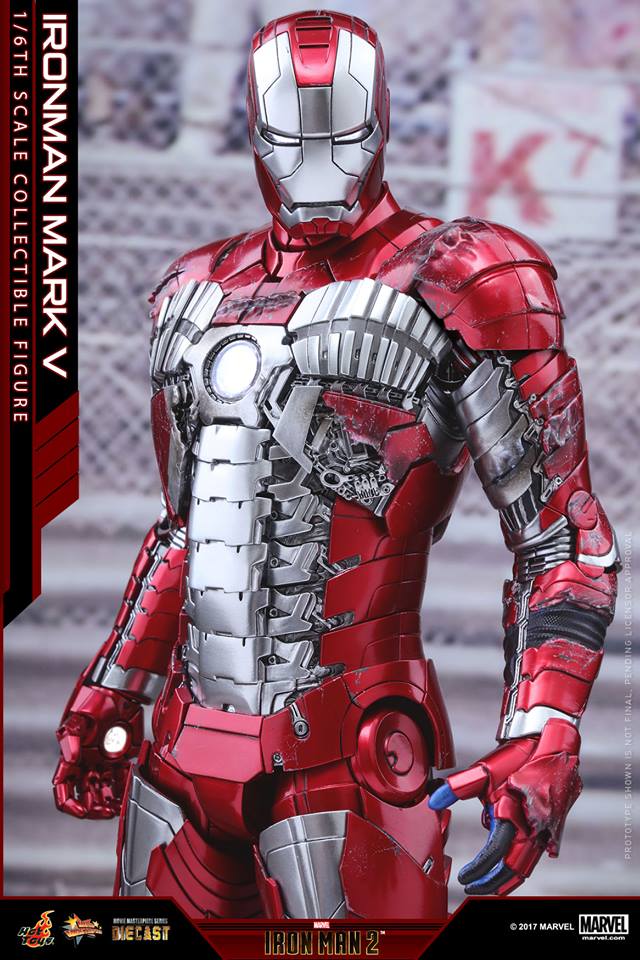 toys 1/6 diecast action figure《iron man 2》ironman mark v hk$2