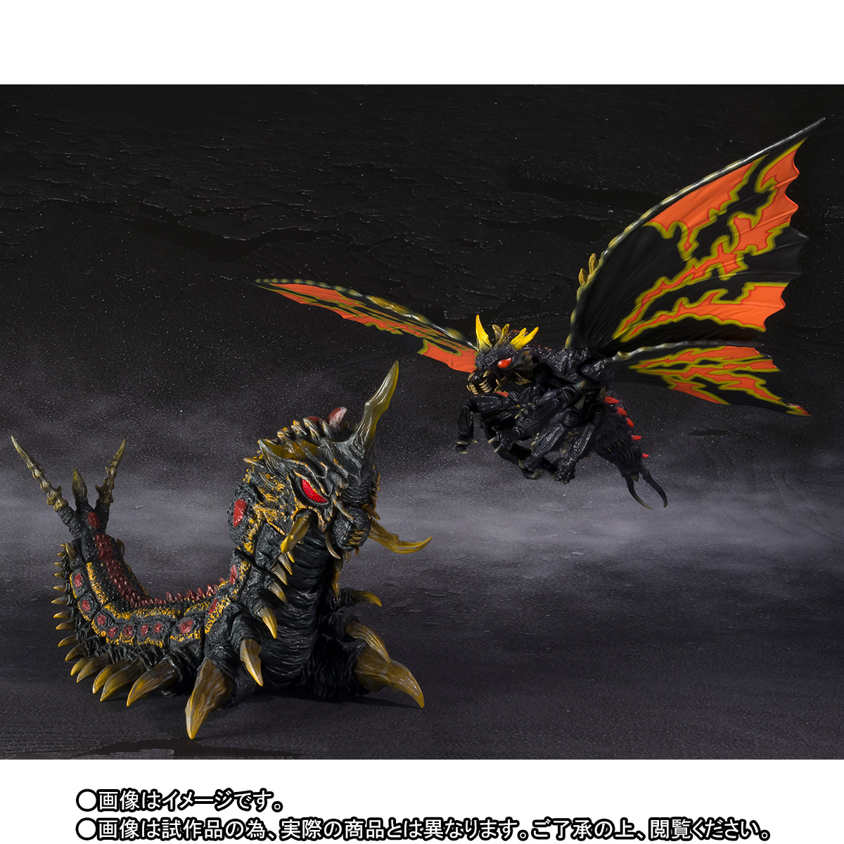 monsterarts《哥斯拉vs魔斯拉》巴特拉 (成虫 & 幼虫) special color