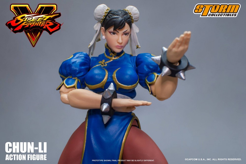 2017年第3季发售: 1/12 action figure《street fighter v》春丽 us$