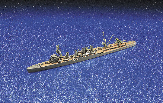 aoshima 2018年2月发售: 模型 1/700 日本海军 轻巡洋舰 川内 1943 2