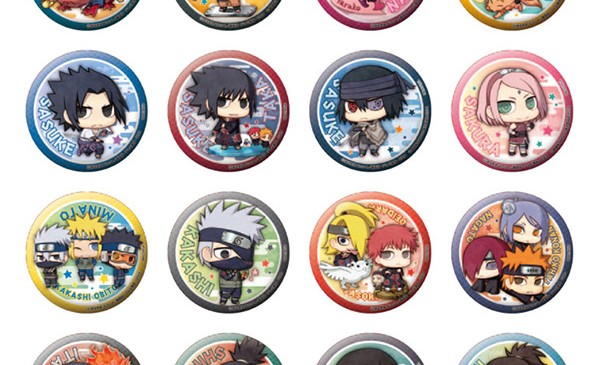 MEGAHOUSE 2022年7月發售: 缶バッジコレクション NARUTO-ナルト- 疾風