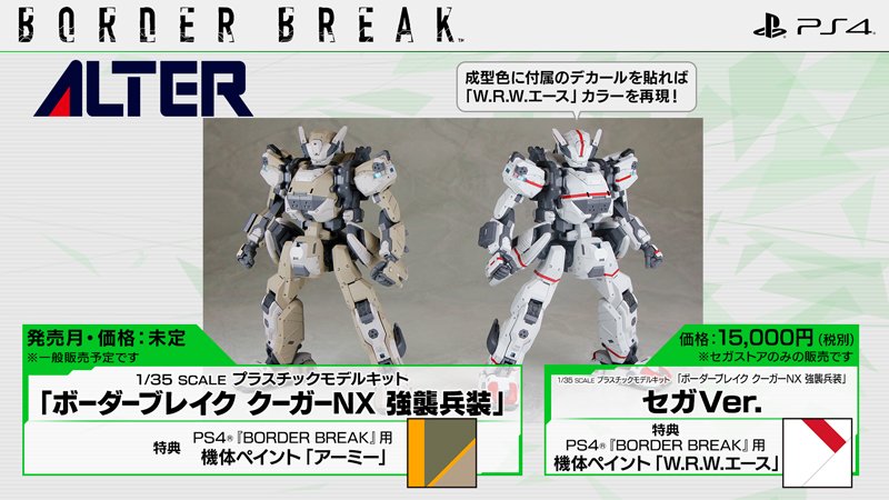 ALTER 推出 模型 1/35《BORDER BREAK》Cougar NX 強襲兵裝