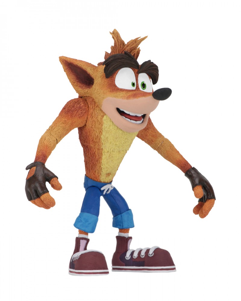 neca 2018年5月发售: 7〃 scale action figure crash bandicoot