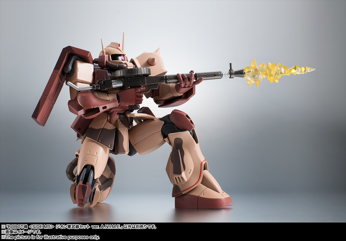 bandai 2019年3月发售: robot魂 自护军武器set ver. a.n.i.m.e.