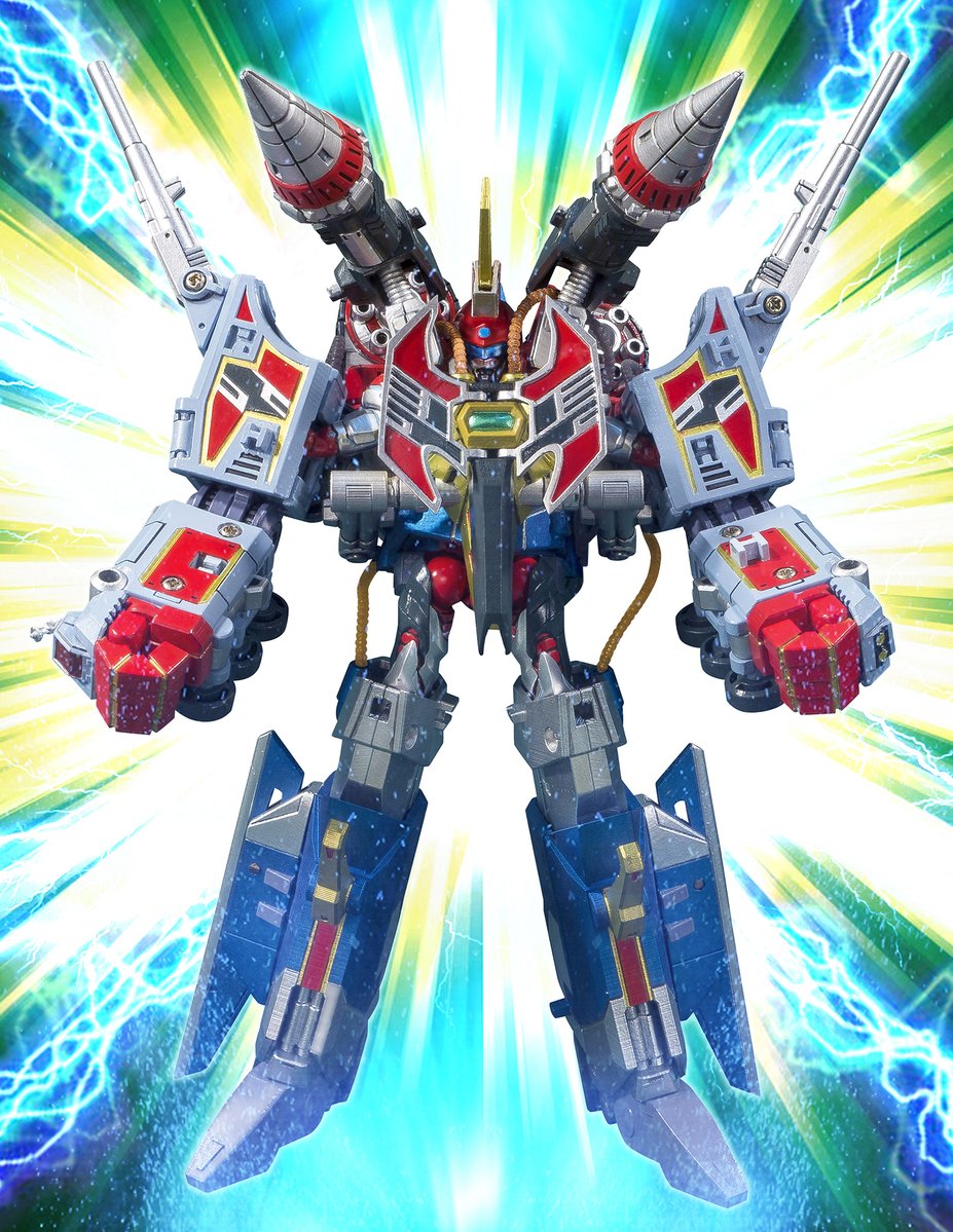 [new photos added: 超合体超人"full powdered gridman"] megahouse