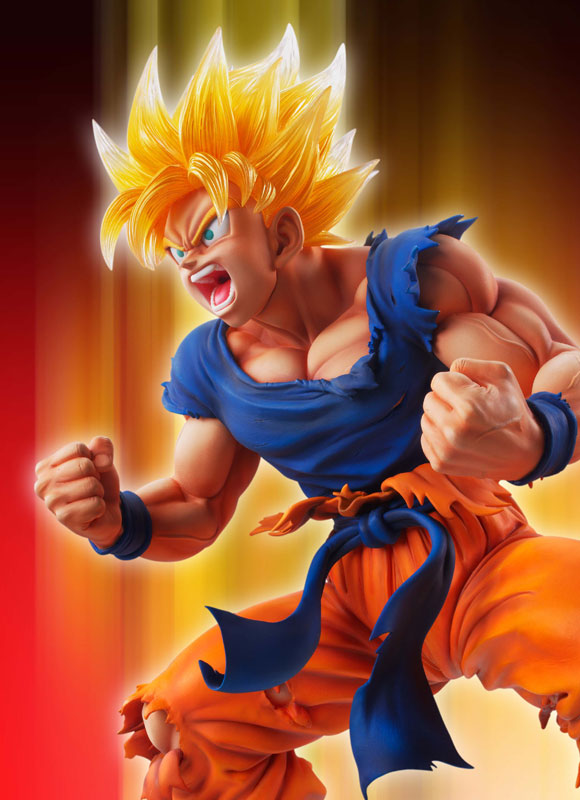 pvc figure 超像art collection 龙珠改 – 超级撒亚人孙悟空 ver