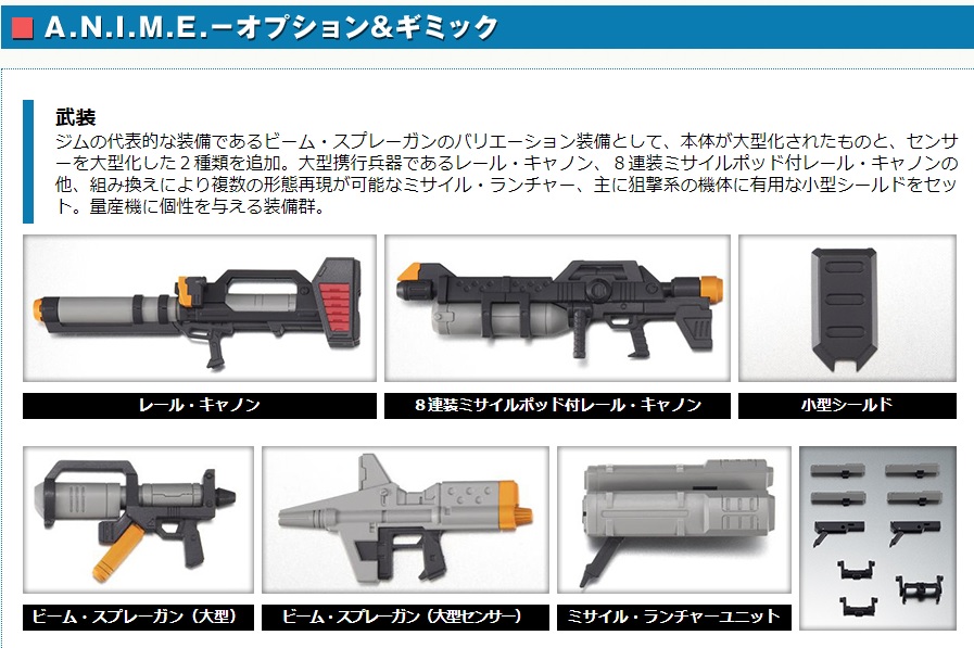 Bandai 19年5月發售 Robot魂 聯邦軍武器set Ver A N I M E 3 500yen hobby Com