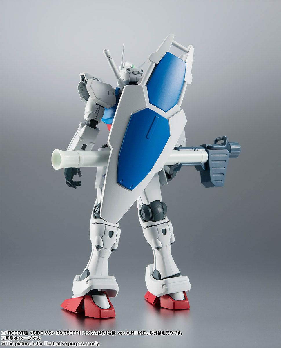 bandai 2019年7月发售: robot魂 rx-78gp01 gundam试作1号机 ver. a.