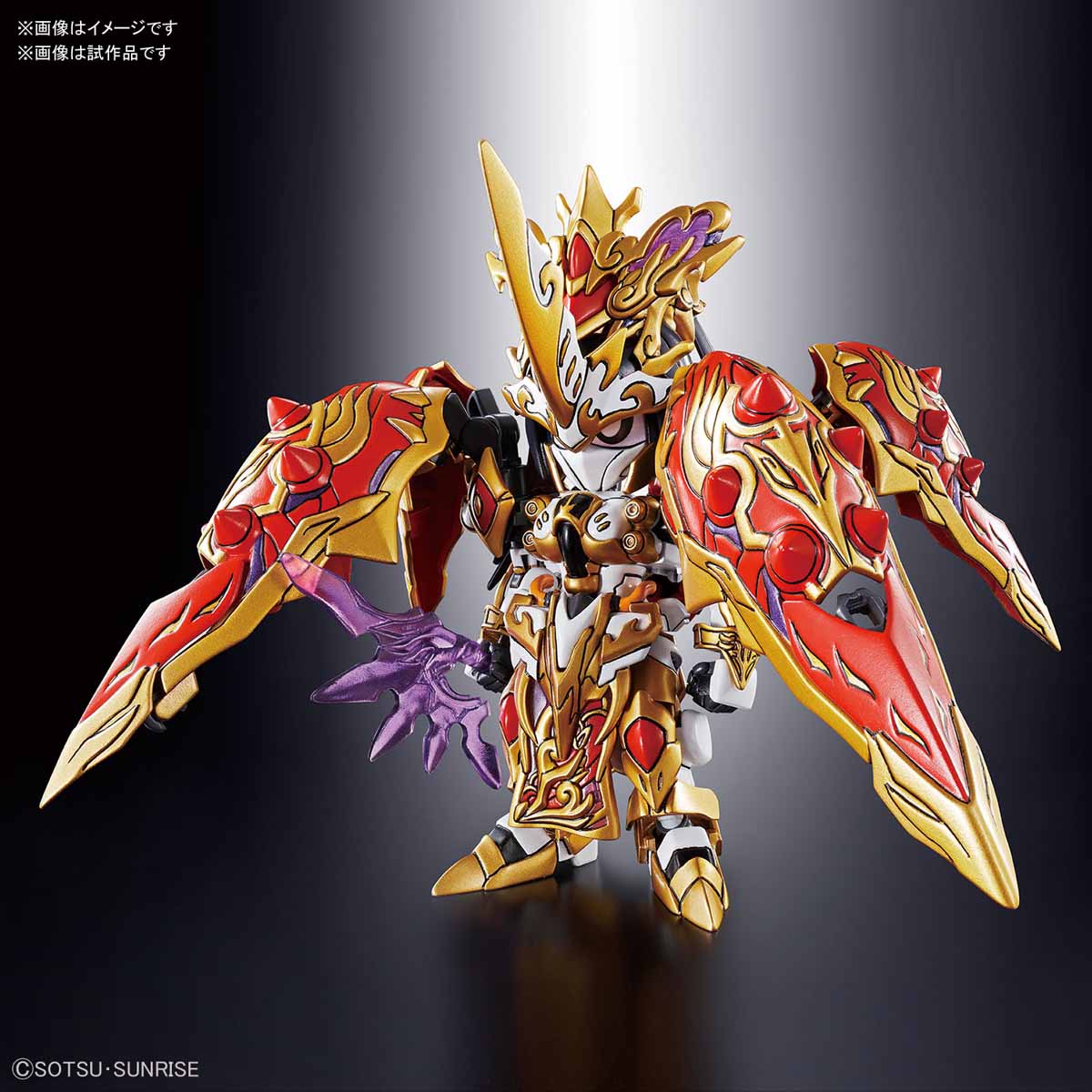 2019年5月发售: 模型《sd gundam world 三国创杰传》貂蝉刹帝利 600