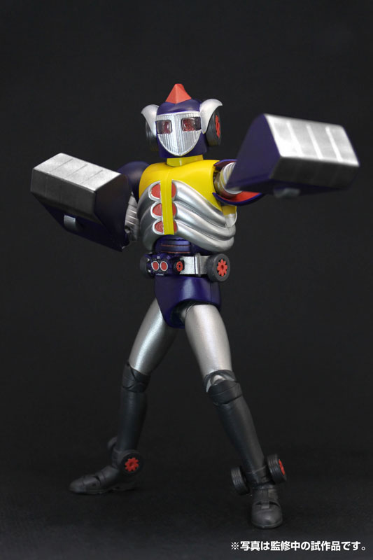hero action figure (haf) series 东映编 宇宙铁人天地双龙 地龙侠