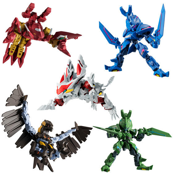 bandai 2019年8月发售: 食玩 animagear 各390yen