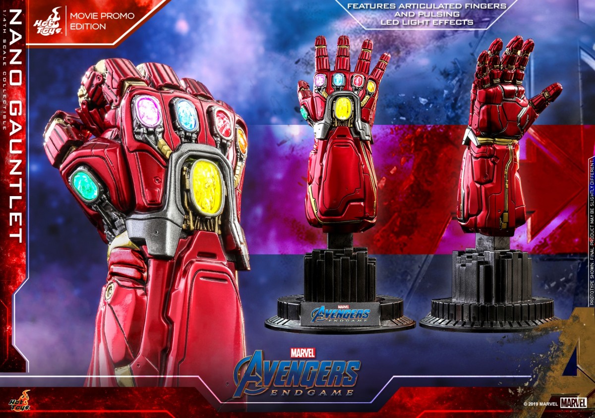 hot toys endgame nano gauntlet