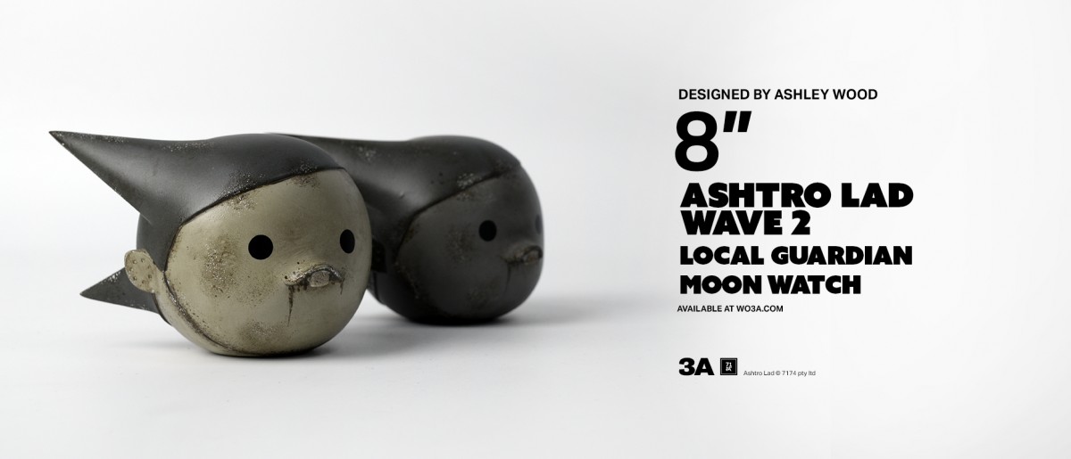 THREEA 2019年第2季派貨: MOON WATCH 8” ASHTRO LAD WAVE 2 Vinyl 
