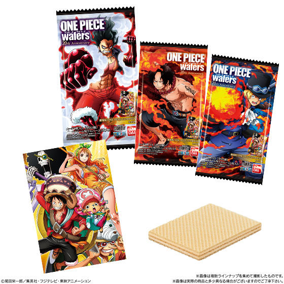 Bandai 19年8月發售 食玩 One Piece Wafer th Anniversary 全22種 1yen hobby Com
