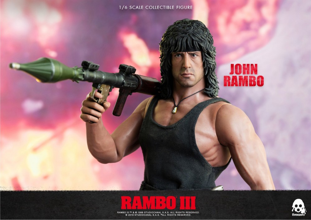 预定2020年第2季发售: 1/6 action figure 《rambo iii》john rambo
