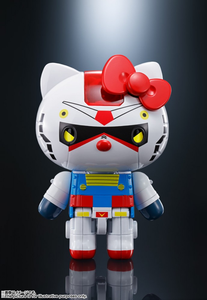 BANDAI 2020年6月25日發售: 超合金 Gundam☆Hello Kitty 6,800Yen