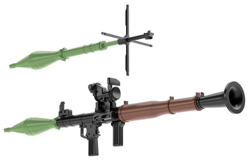 New Photo Added Tomytec 年5月發售 1 12 Little Armory La061 Rpg7 Type 1 600yen hobby Com