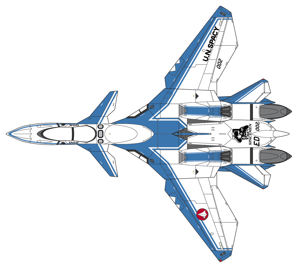 New Photo Added 長谷川 年5月29日發售 模型 1 72 Macross Plus Vf 11d Thunderbolt Test Pilot School 5 900yen hobby Com