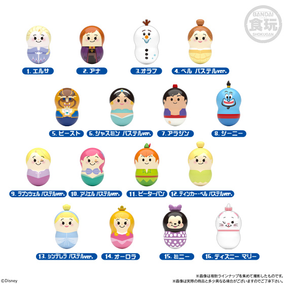 BANDAI 2020年9月發售: 食玩 Coo'Nuts Disney characters 2 @200Yen