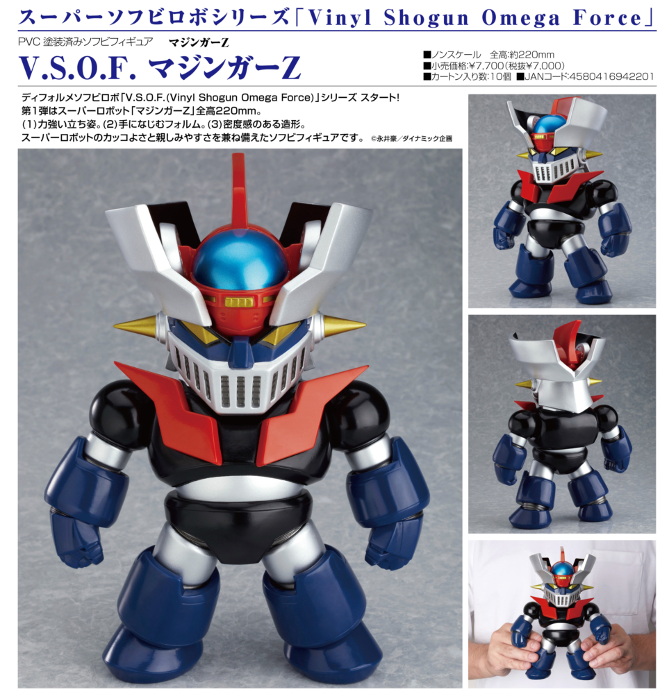 GOODSMILE 2024年1月22日再販發售：Q版軟膠Figure V.S.O.F. 鐵甲