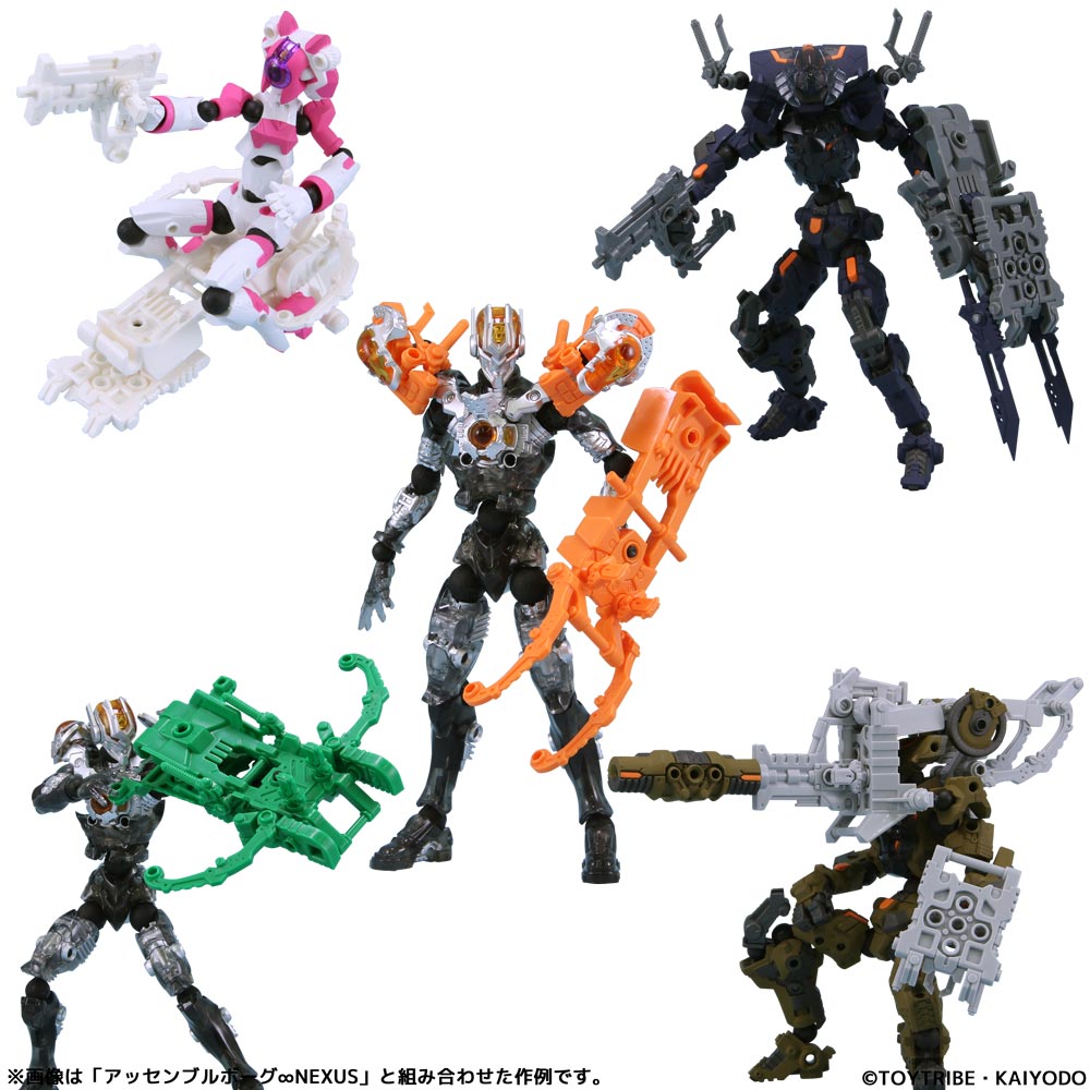 海洋堂 2020年12月發售: Assemble Borg NEXUS Multi Sheet 全5色