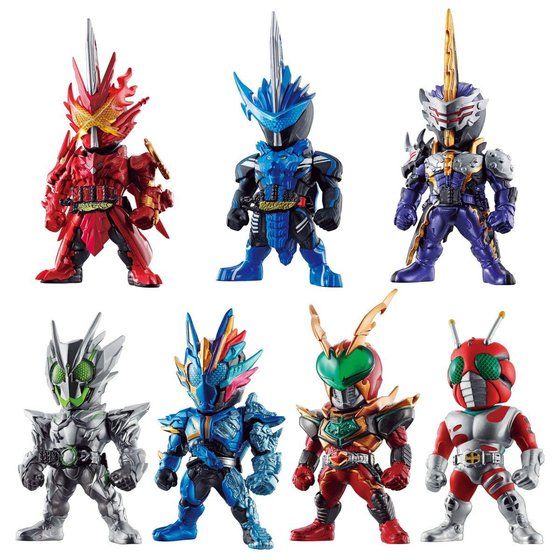 BANDAI 2021年3月發售： 食玩 CONVERGE KAMEN RIDER 20 共7種 @500Yen