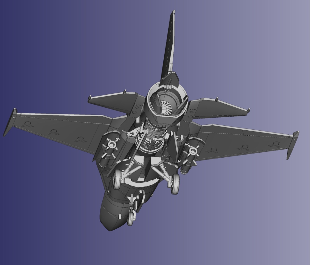 HMA GARAGE 2021年5月發售: 模型1/144《機動警察2 the Movie》F-16改 