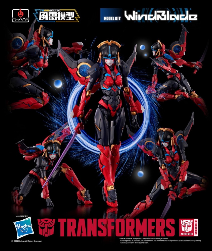FLAME TOYS 2022年1月發售: 模型風雷模型系列TRANSFORMERS Windblade