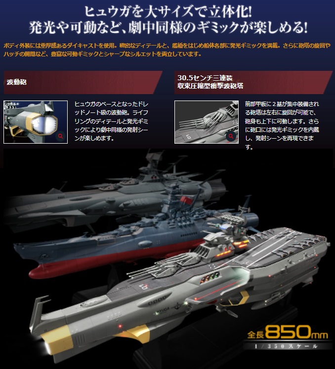 HACHETTE COLLECTIONS JAPAN 2022年6月29日發售: 製作《宇宙戰艦大和號